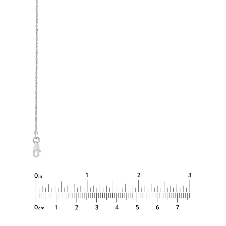 1.12mm Sparkle Chain with Lobster Lock