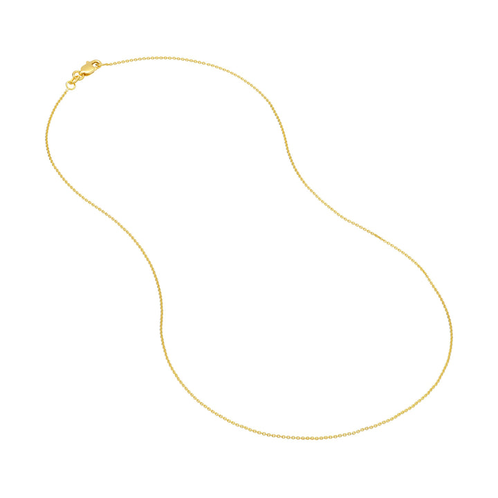 0.9mm Cable Chain with Lobster Lock