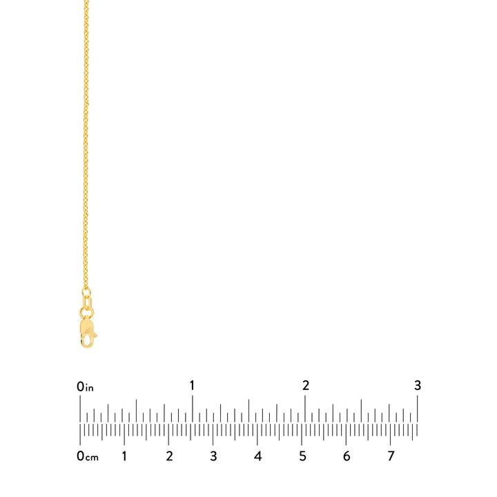 1.5mm Cable Chain with Lobster Lock