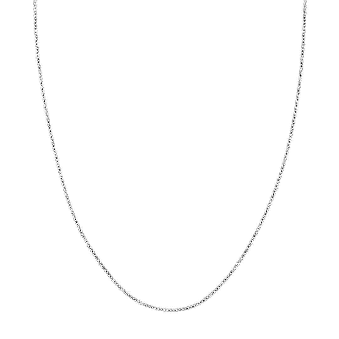 Sterling Silver 2mm Cable Chain with Lobster Lock