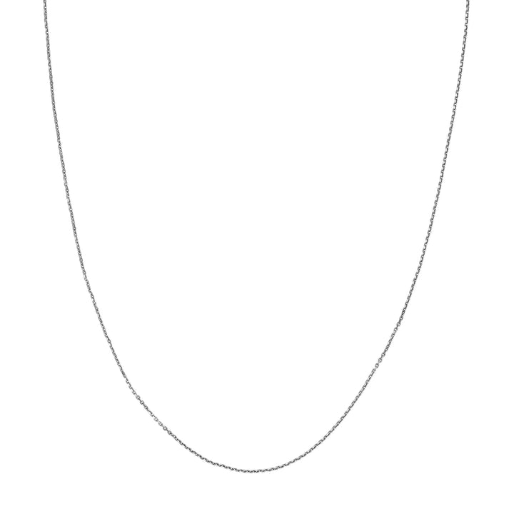 Sterling Silver 0.95mm D/C Cable Chain with Lobster Lock