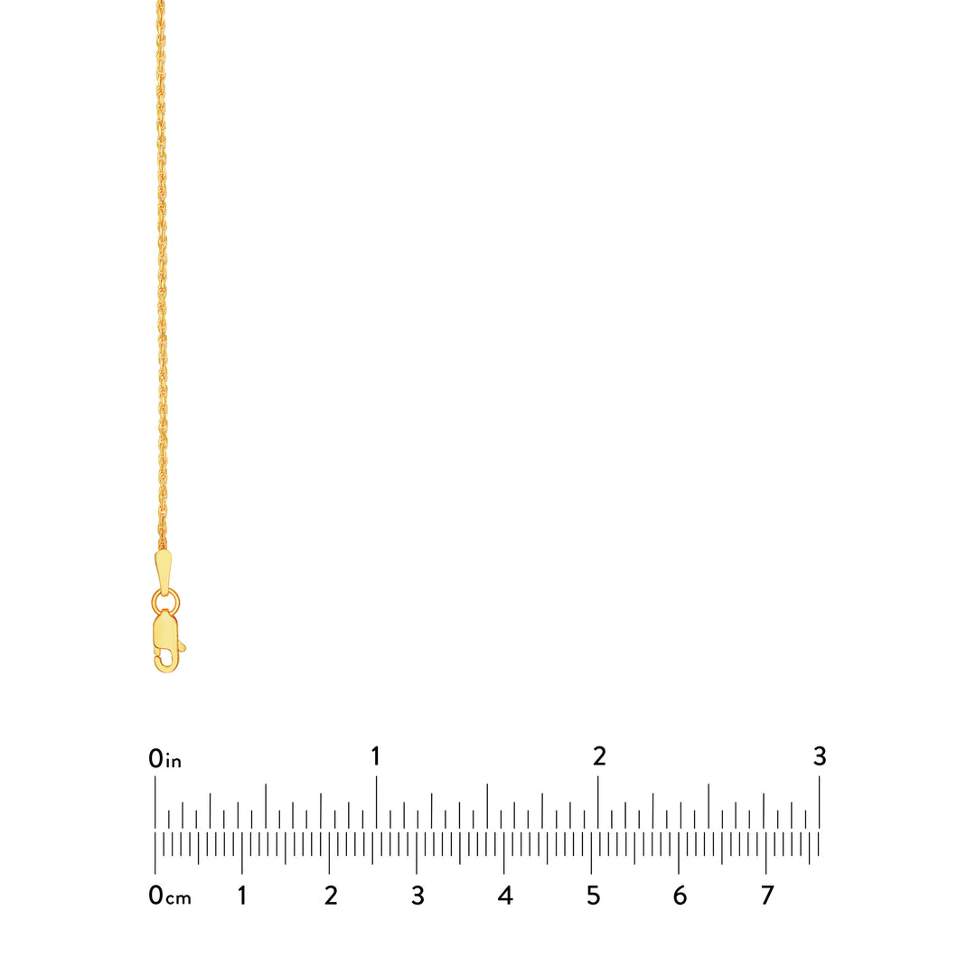1.05mm D/C Rope Chain with Lobster Lock