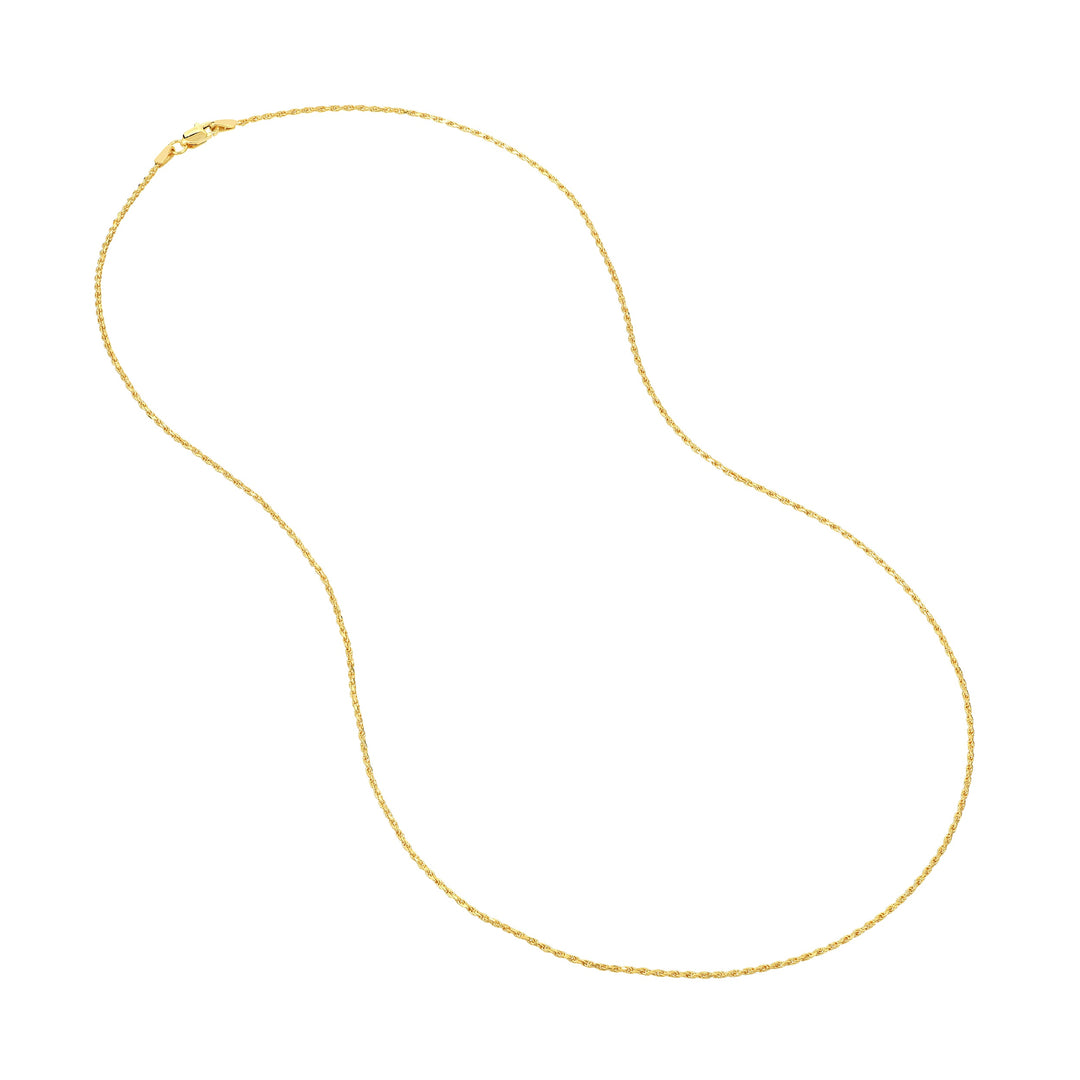 1.05mm D/C Rope Chain with Lobster Lock