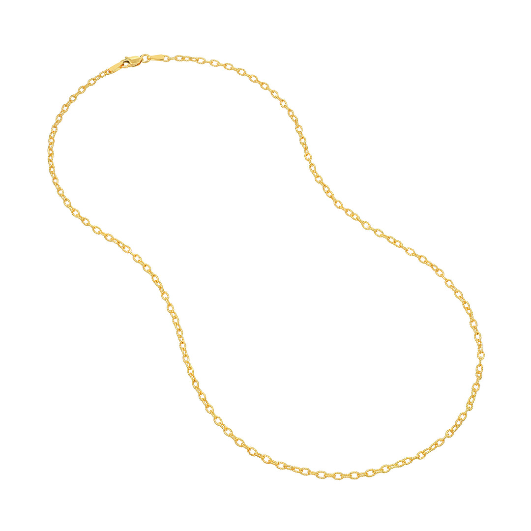2.30mm Designer Rolo Chain with Lobster Lock