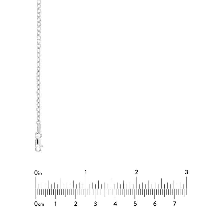 2.30mm Designer Rolo Chain with Lobster Lock