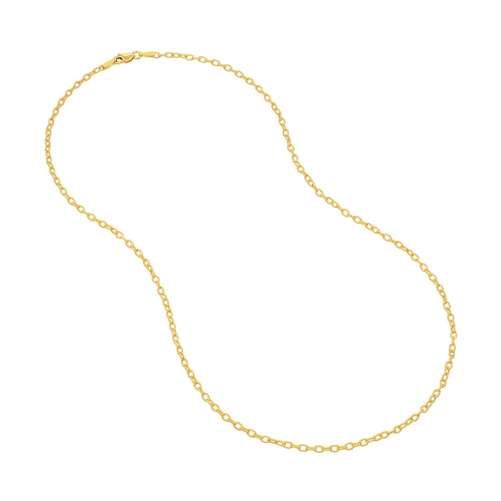 2.30mm Designer Rolo Chain with Lobster Lock