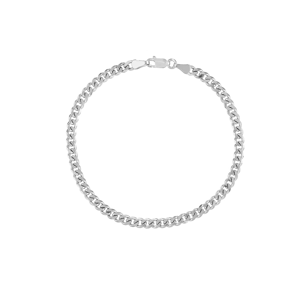 4.20mm Curb 120 with Lobster Lock Bracelet