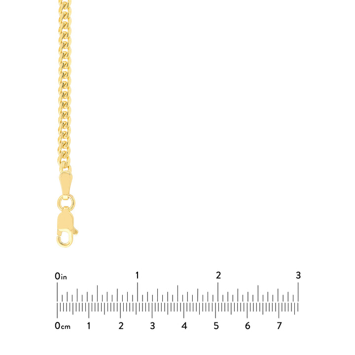 2.7mm Curb Chain with Lobster Lock