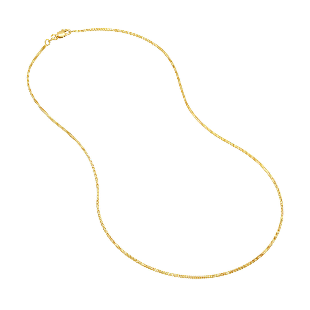 1.2mm Franco Chain with Lobster Lock