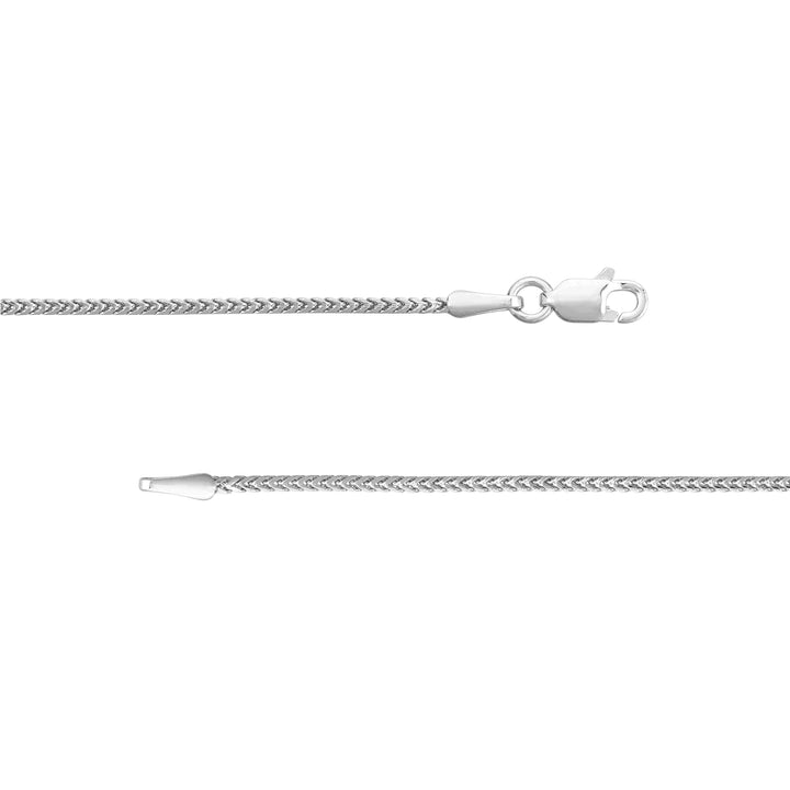 Sterling Silver 1.3mm Franco Chain with Lobster Lock
