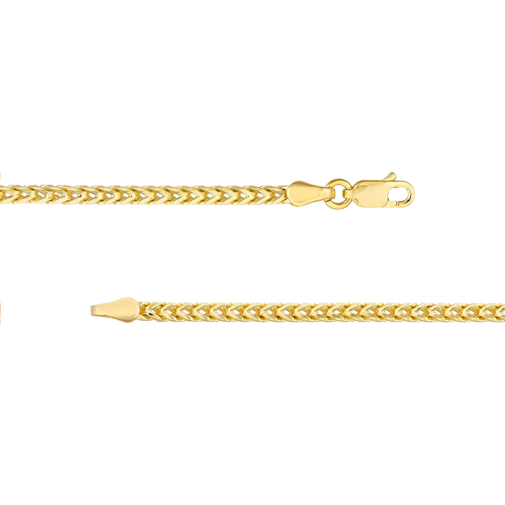 2.5mm Franco Chain with Lobster Lock