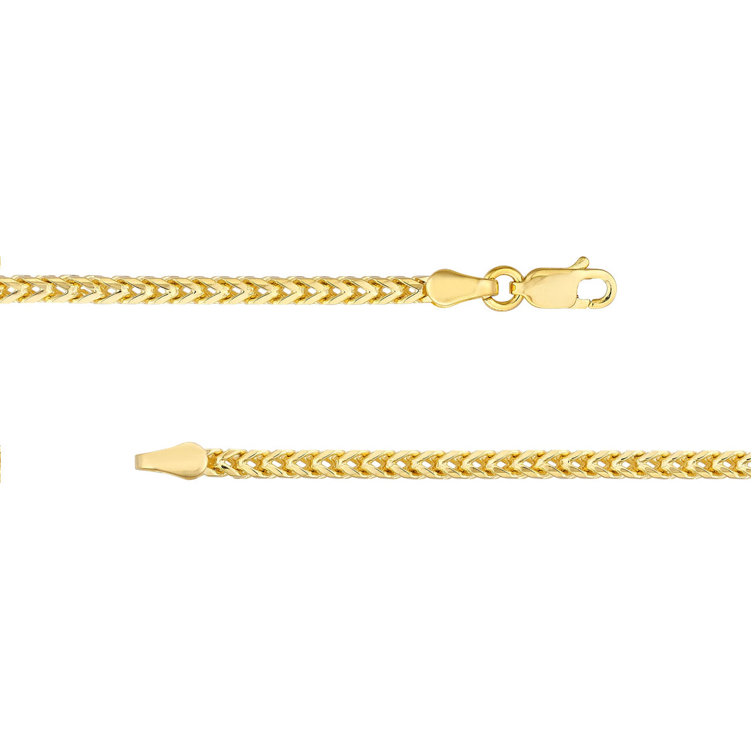2.5mm Franco Chain with Lobster Lock