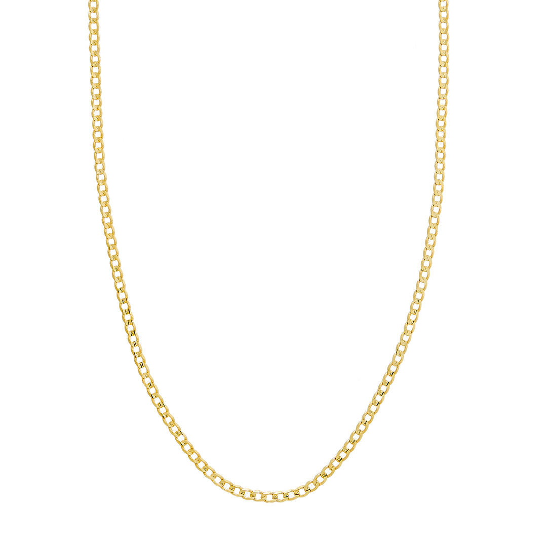 3.90mm Light Open Curb Chain with Lobster Lock