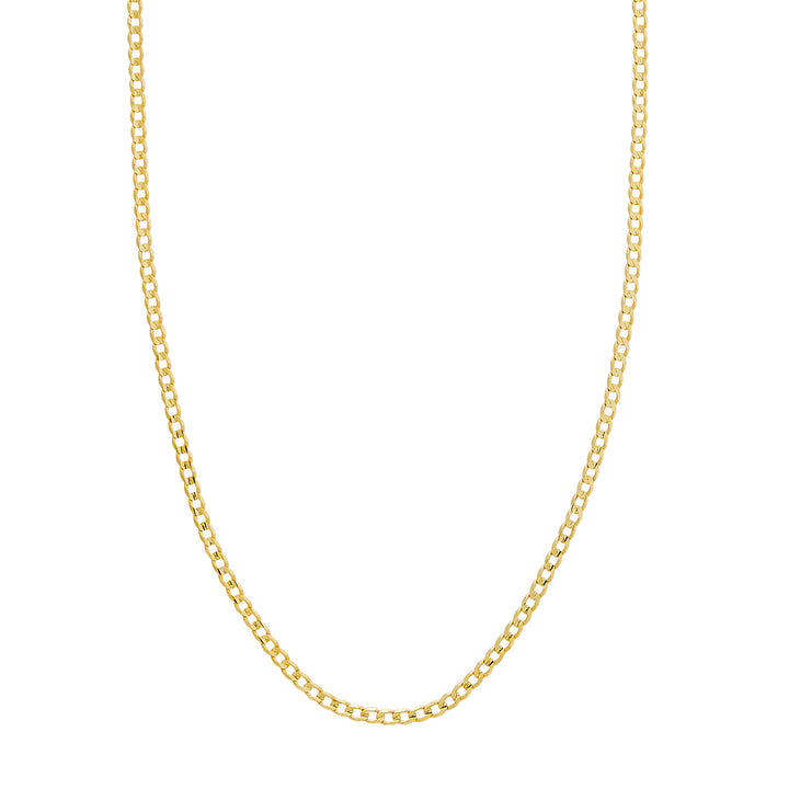 3.90mm Light Open Curb Chain with Lobster Lock