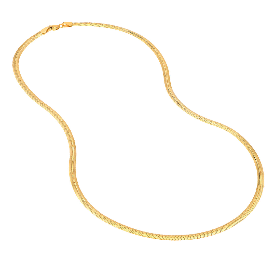 3.20mm Oval Snake Chain with Lobster Lock