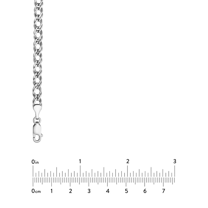 4.90mm Sterling Silver D/C Rambo Chain