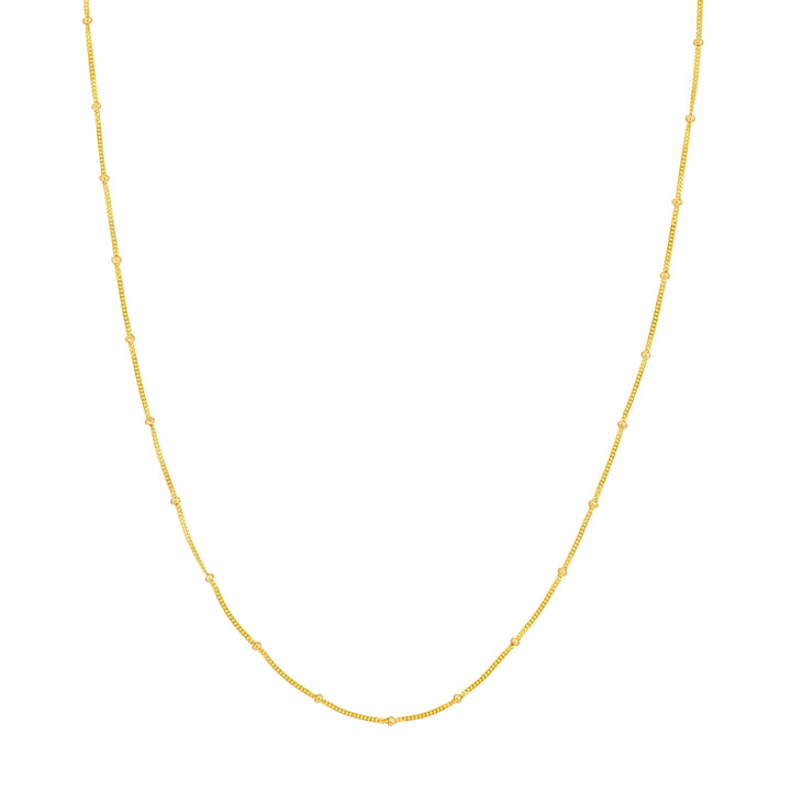 2.0mm D/C Saturn Curb Chain with Lobster Lock