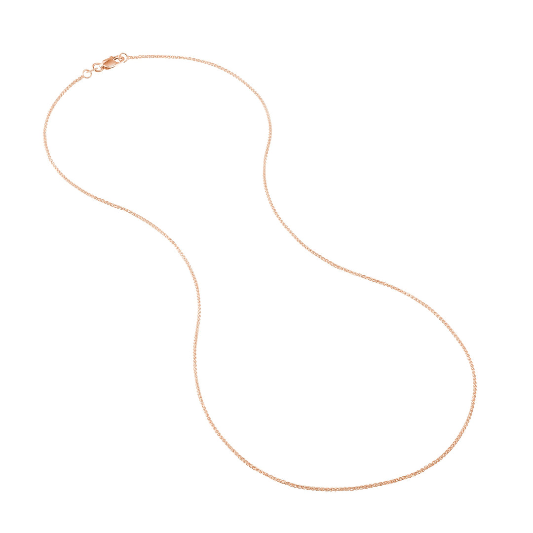 1.05mm Wheat Chain with Lobster Lock