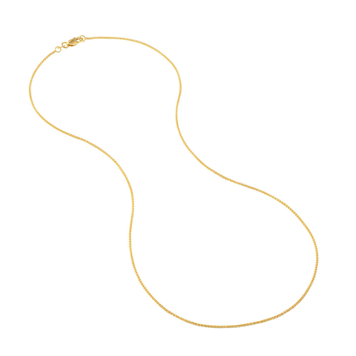 1.05mm Wheat Chain with Lobster Lock