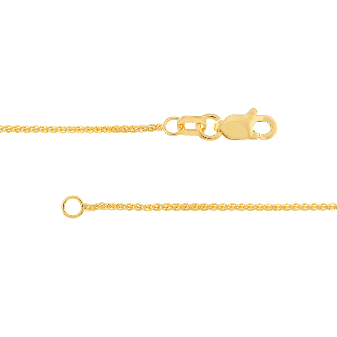 1.05mm Wheat Chain with Lobster Lock
