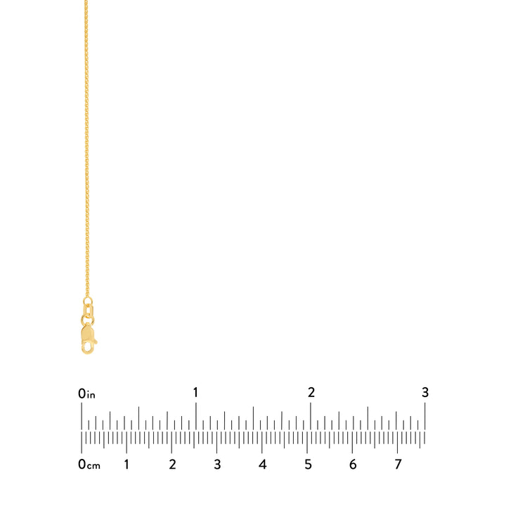 1.05mm Wheat Chain with Lobster Lock