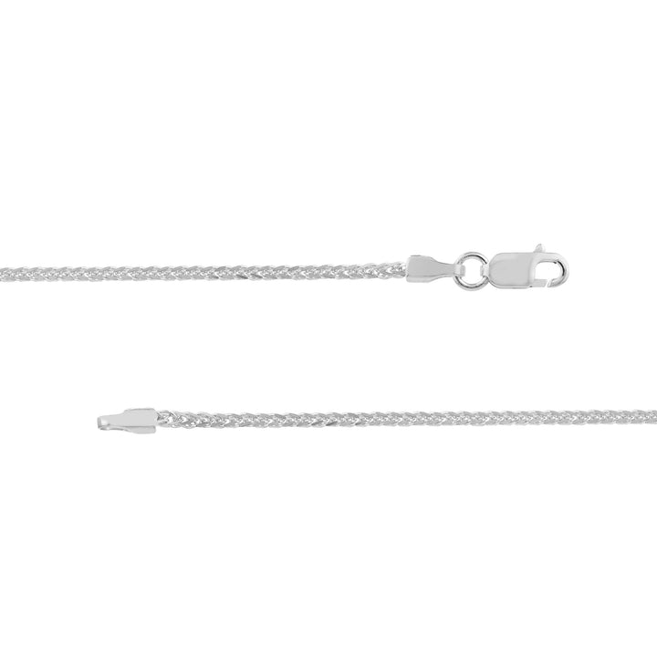 1.70mm Square Wheat Chain with Lobster Lock