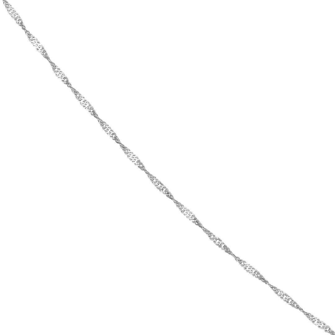 1mm Singapore Chain with Spring Ring