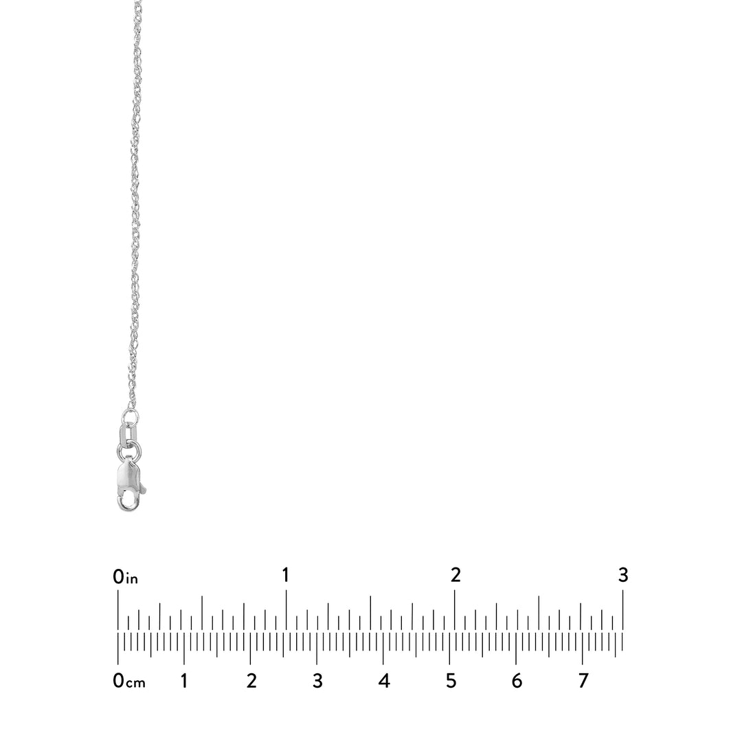 1.37mm Sparkle Singapore Chain with Lobster Lock