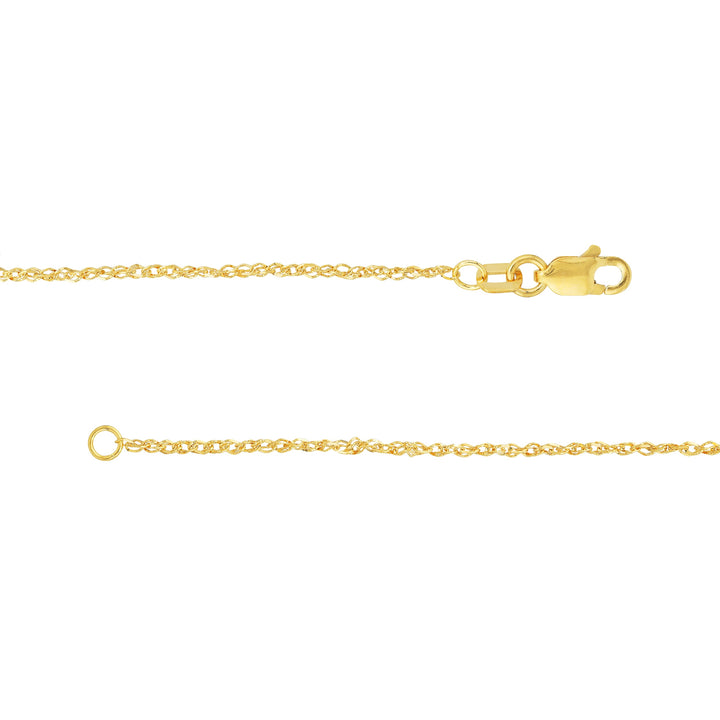 1.37mm Sparkle Singapore Chain with Lobster Lock