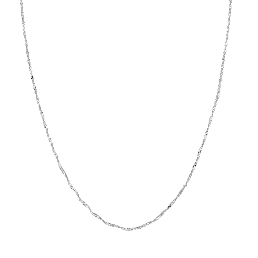1.4mm Singapore Chain with Spring Ring