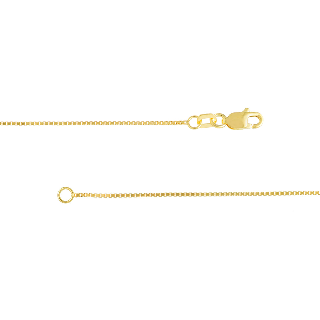 0.73mm Box Chain with Lobster Lock