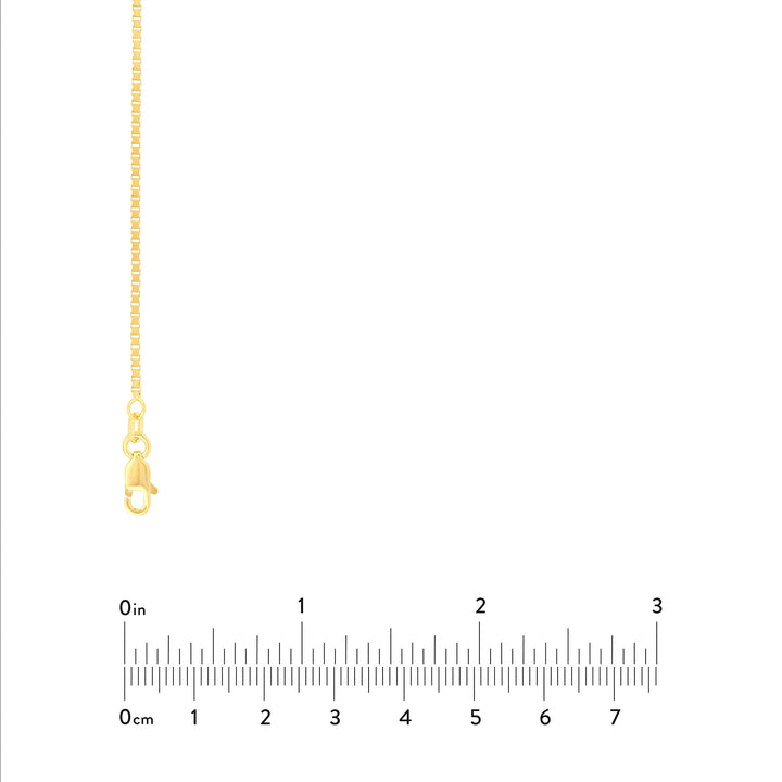 1.2mm Box Chain with Lobster Lock