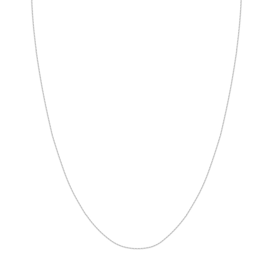 0.85mm Square Wheat Chain with Spring Ring