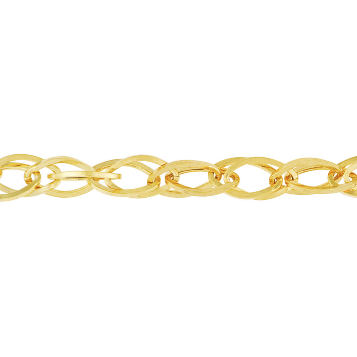 Square Wire Hollow Link Bracelet