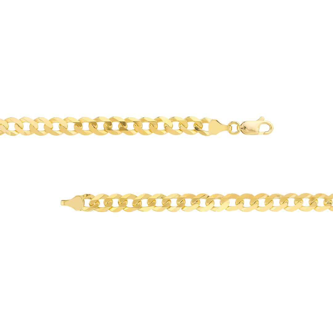 7mm Flat Open Cuban Chain