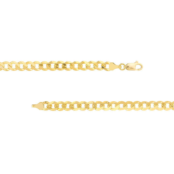 7mm Flat Open Cuban Chain