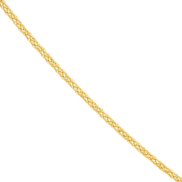 1.75mm Square Wheat Chain with Lobster Lock