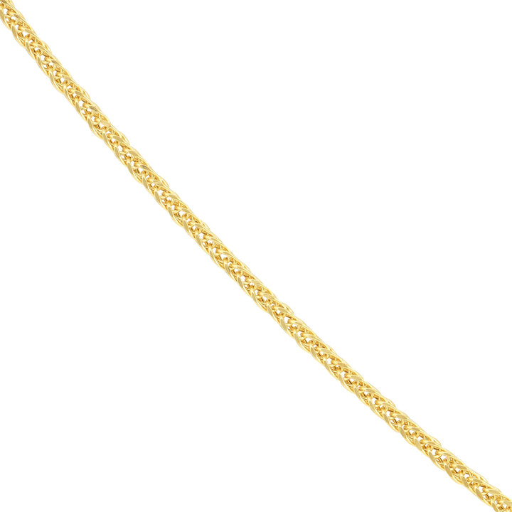 1.75mm Square Wheat Chain with Lobster Lock