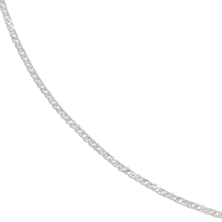 1.17mm D/C Square Wheat Chain with Lobster Lock