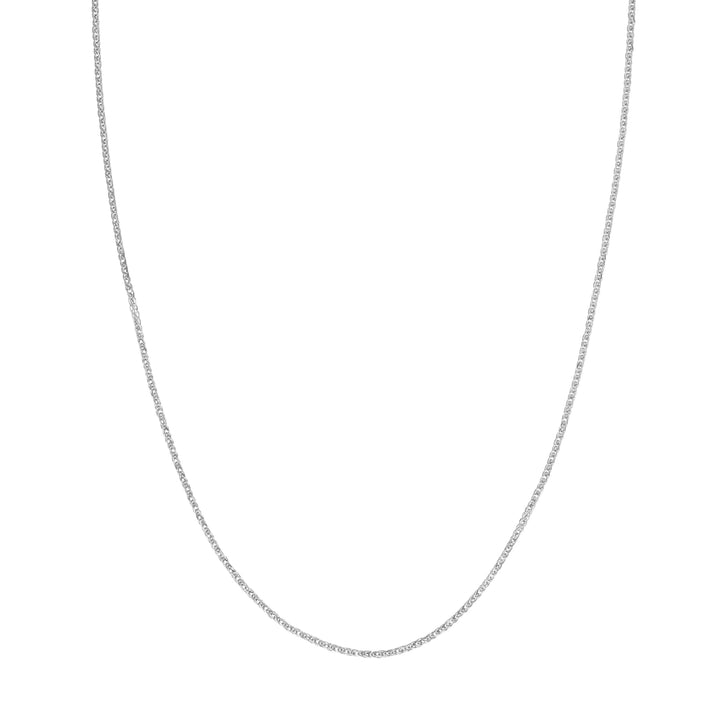 Sterling Silver 1.25mm Square Wheat Chain