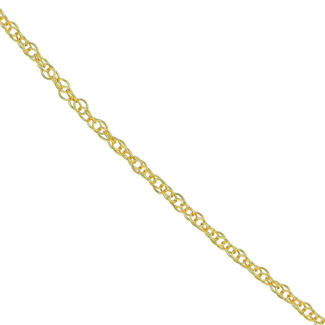 1.2mm Pendant Rope Chain with Spring Ring