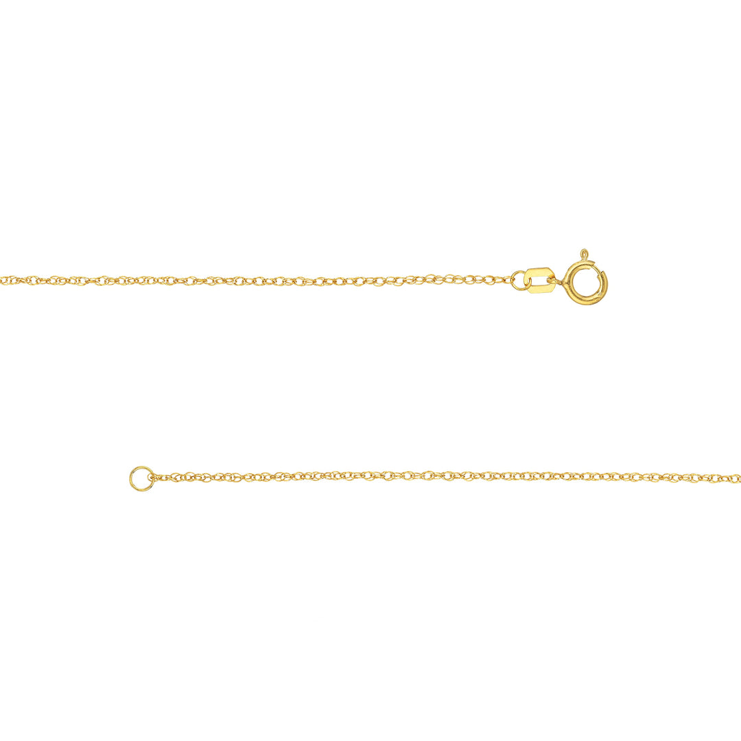 1.2mm Pendant Rope Chain with Spring Ring