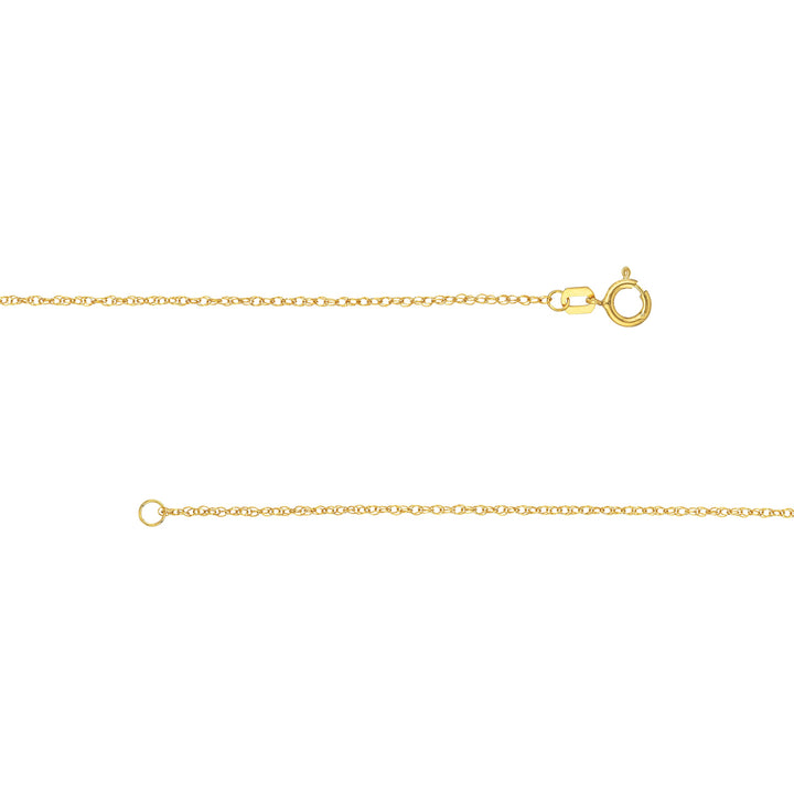 1.2mm Pendant Rope Chain with Spring Ring