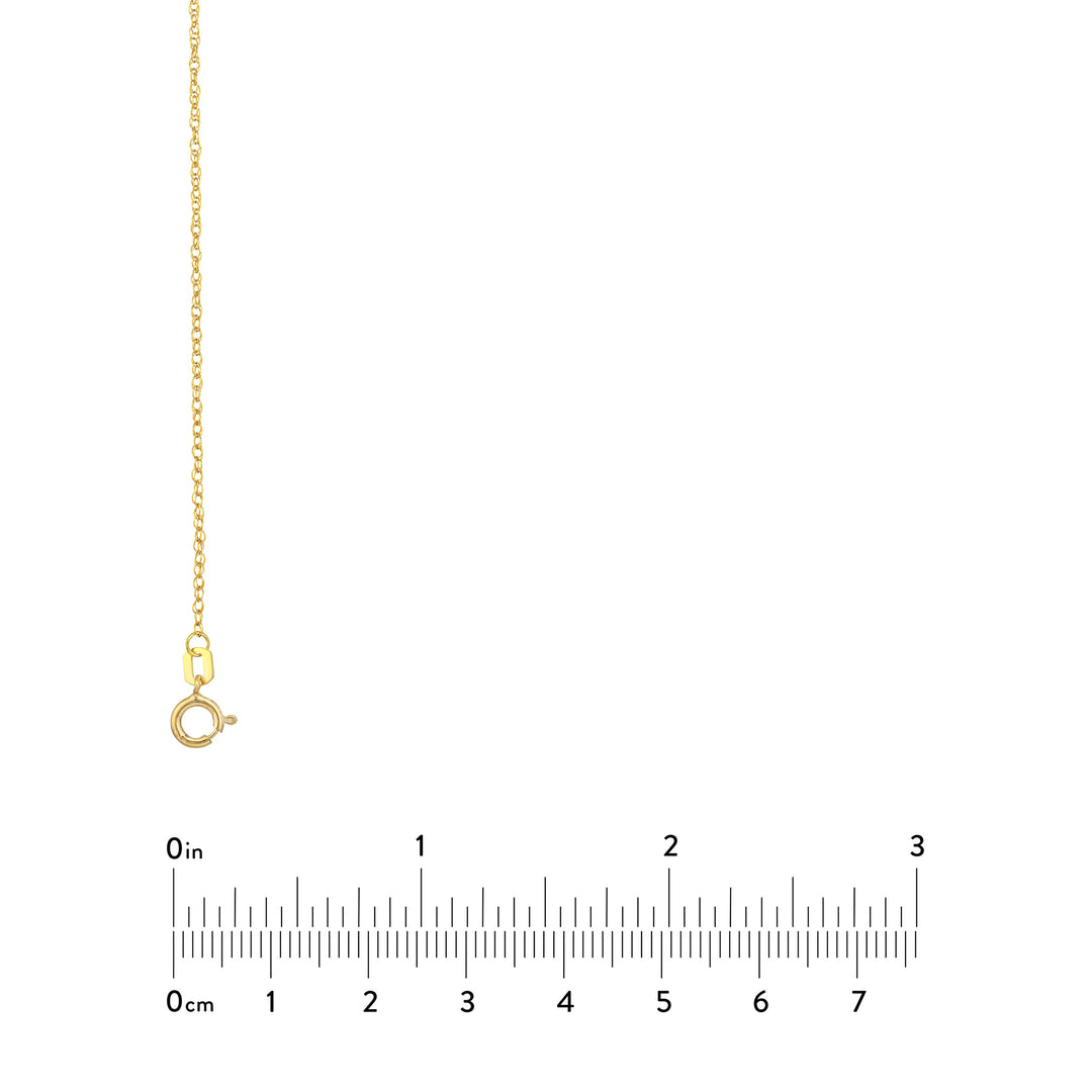 1.2mm Pendant Rope Chain with Spring Ring
