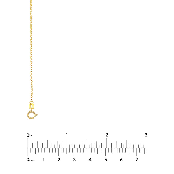 1.2mm Pendant Rope Chain with Spring Ring
