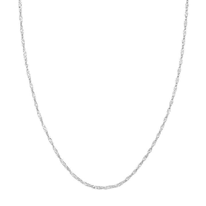 Sterling Silver 2.2mm Singapore Chain