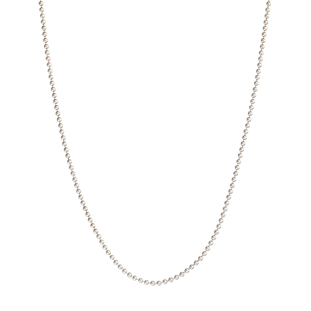 Sterling Silver 1mm Bead Chain