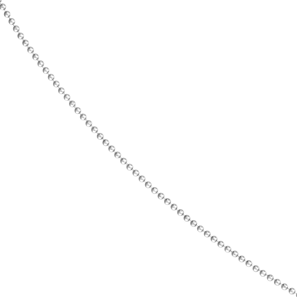 Sterling Silver 1mm Bead Chain