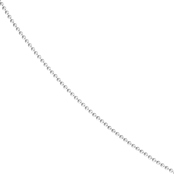 Sterling Silver 1mm Bead Chain