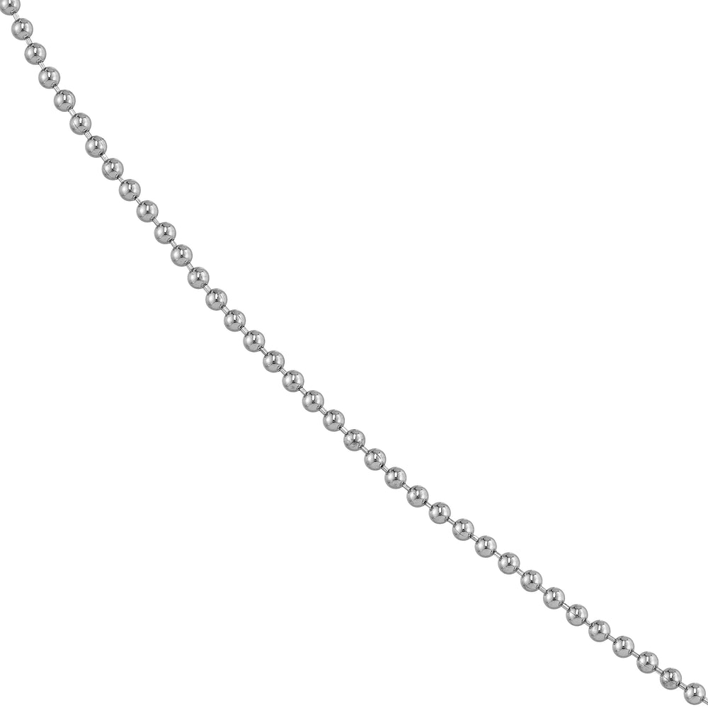 Sterling Silver 2mm Bead Chain
